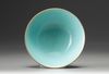 A CHINESE POWDER-BLUE PORCELAIN BOWL, 19TH CENTURY