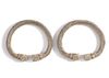 A PAIR OF SILVER BRACELETS, OMAN, 19TH CENTURY