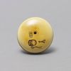 Two Part Ivory Manju Netsuke with Tennin