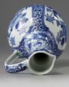 A JAPANESE BLUE AND WHITE EWER, 17TH CENTURY