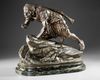 A SCULPTURE BY EMILLE CORIOLAN GUILLEMIN (1841-1907)