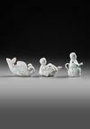 THREE CHINESE QINGBAI FIGURES, SONG DYNASTY (960-1279)