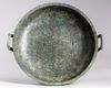 A CHINESE  BRONZE RITUAL WATER VESSEL, PAN, ZHOU STYLE