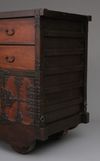 A JAPANESE KURUMA’DANSU 車箪笥 (WHEELED STORAGE CHEST, SECOND HALF 19TH CENTURY