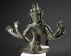 A NEPALESE BRONZE FIGURE OF VASUDHARA, 17TH-18TH CENTURY
