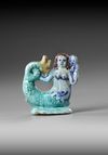 A FAIENCE MERMAID, PROBABLY BRUSSELS, 18TH CENTURY