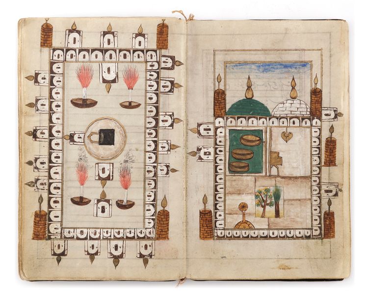 DALA'IL AL-KHAYRAT BY MUHAMMAD BIN SULAYMAN AL-JAZULI (D. 1465 AD), PERSIA/OTTOMAN, 18TH CENTURY