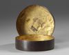 A Japanese bronze pastebox