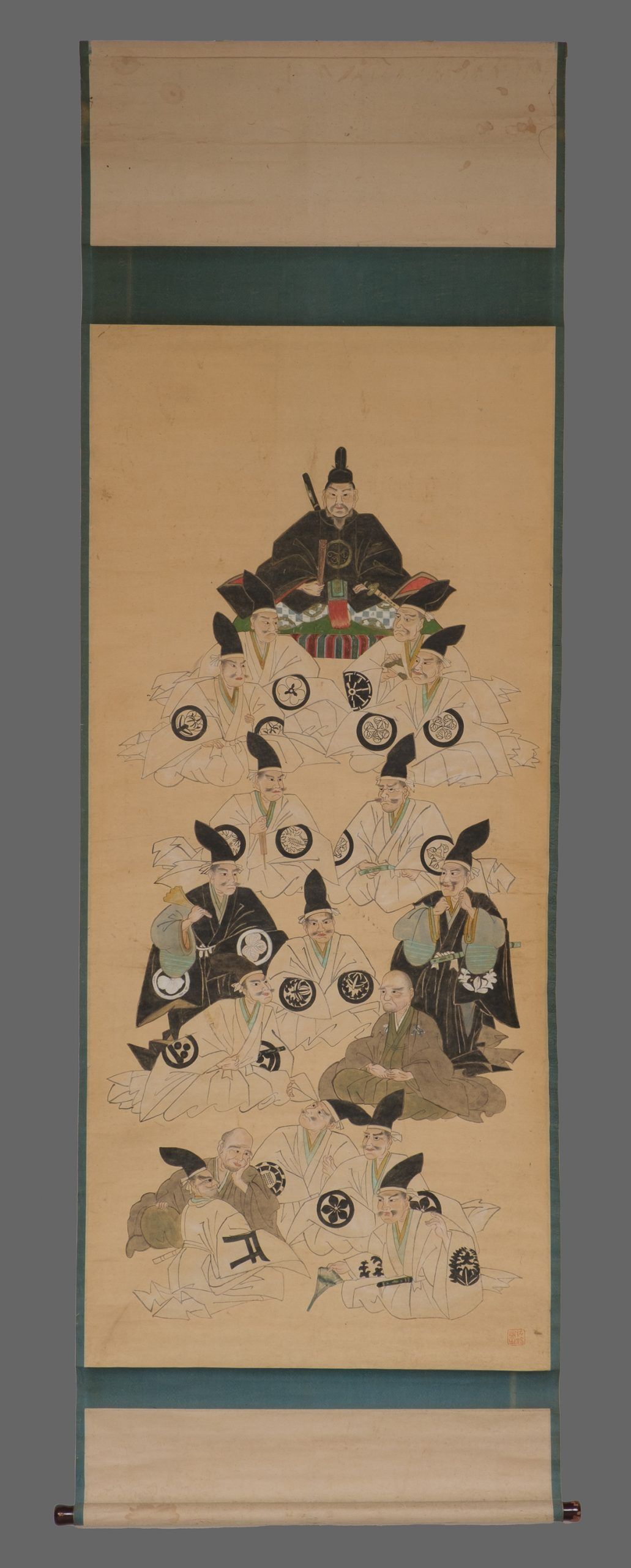 KAKEJIKU 掛け軸 (HANGING SCROLL) FEATURING TOKUGAWA IEYASU 徳川家康