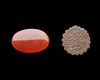 A PERSIAN AGATE AND WOODEN SEAL, QAJAR PERIOD