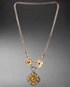 A FINELY CRAFTED SILVER-GILT PENDANT NECKLACE FROM THE OSTROGOTHIC PERIOD, 5TH-6TH CENTURY AD