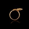 A ROMAN GOLD RING WITH A BUST OF SERAPIS, 1ST CENTURY AD