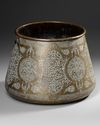 A SYRIAN HAMMERED BRASS BOWL, 19TH CENTURY