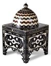 AN EXCEPTIONAL LARGE INLAID WOODEN QURAN CABINET, OTTOMAN, TURKEY,  20TH CENTURY