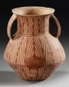 A CHINESE PAINTED POTTERY JAR, NEOLITHIC PERIOD, BANSHAN CULTURE, GANSU PROVINCE, 3RD MILLENNIUM BC OR LATER