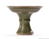 A CHINESE LONGQUAN CELADON GLAZED STEM CUP, SONG DYNASTY (960-1279)