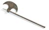 A CEREMONIAL BATTLE AXE TABARZIN, PERSIA, SAFAVID, 17TH -18TH CENTURY