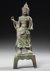 A CHINESE BRONZE FIGURE OF GUANYIN, 17TH CENTURY