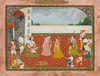 RAJA HIRA SINGH DOGRA ENJOYING A NAUTCH, 19TH CENTURY