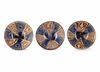 THREE KASHAN LUSTRE POTTERY BOWLS, PERSIA, 13TH CENTURY