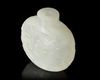 A CHINESE JADE CARVED SNUFF BOTTLE, 20TH CENTURY