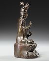 A CHINESE BRONZE FIGURE OF GUANYIN, CIRCA 1500