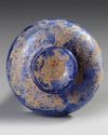A COBALT BLUE GLASS SPRINKLER FLASK, 9TH–11TH CENTURY