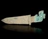 A TURQUOISE-INLAID DAGGER, LATE SHANG DYNASTY