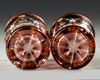 A PAIR OF BOHEMIAN CUT GLASS GOBLETS, EARLY 20TH CENTURY