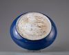 A white glazed blue-back charger