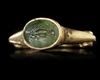 A ROMAN GOLD RING WITH INTAGLIO, CIRCA 1ST- 2ND CENTURY A.D.