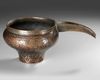 A SAFAVID TINNED COPPER POURING VESSEL, PERSIA 17TH-18TH CENTURY