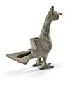 A SELJUK BRONZE BIRD INCENSE BURNER, PERSIA, 12TH CENTURY