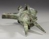 A CHINESE BRONZE JUE, QING DYNASTY (1644-1911)