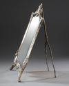 A SILVERED BRONZE PHOTO FRAME, NAPOLEON III PERIOD, LATE 19TH CENTURY
