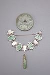 Three jade objects