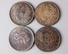 Four Chinese silver coins