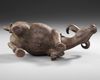 A CHINESE TERRACOTTA BULL, 19TH-20TH CENTURY