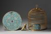 A CHINESE CLOISONNÉ ENAMEL BIRD CAGE,QING DYNASTY (1644-1911)