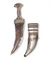 A SILVER DAGGER, YEMEN, EARLY 20TH CENTURY