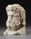 A MARBLE HEAD OF ZEUS
