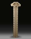 A HUNDRED BUDDHA'S CARVED STONE PILLAR
