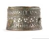 A BRONZE INSCRIBED SILVER-INLAY INKWELL BODY, KHORASAN,  12TH-13TH CENTURY