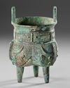 A BRONZE RITUAL VESSEL, CHINA, ZHOU DYNASTY