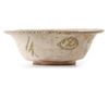 AN ABBASID UNGLAZED SLIP-PAINTED POTTERY BOWL, MESOPOTAMIA, 9TH CENTURY