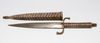 AN EUROPEAN SILVER DAGGER, 18TH CENTURY