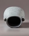 A crackle glazed hu vase