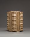 A Chinese crackle-glazed square vase, cong