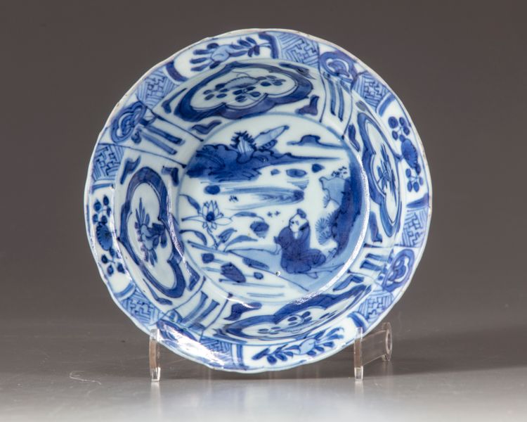 A Chinese blue and white bowl