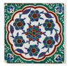 AN IZNIK POTTERY TILE, OTTOMAN TURKEY, CIRCA 1580